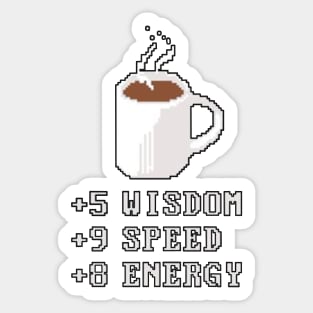 Caffeine stats Sticker